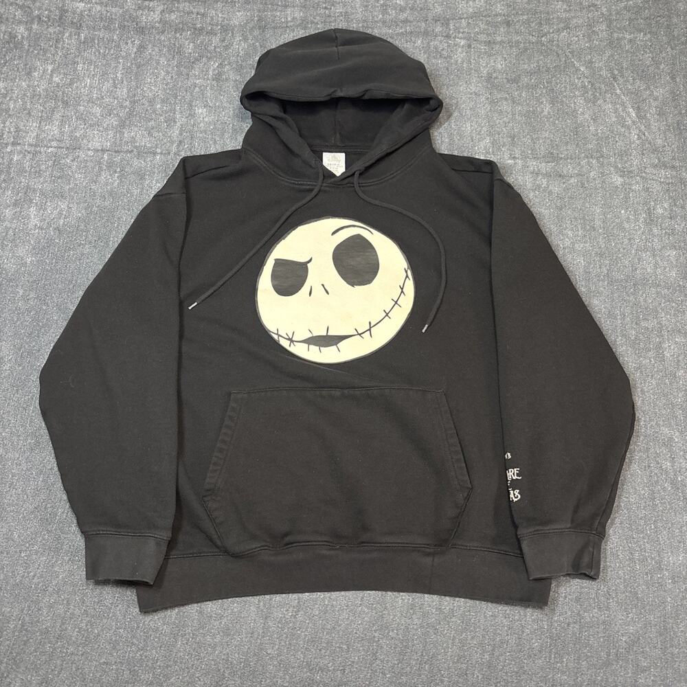 Disney Jack Skellington Hoodie Men's Size Large The Nightmare Before Christmas